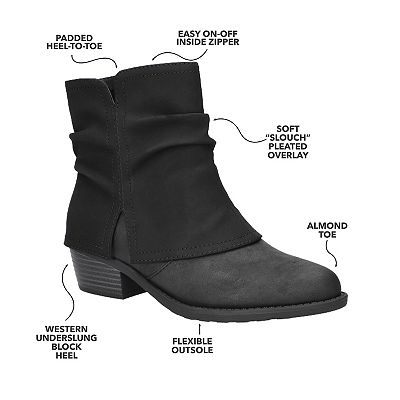 Easy Street Kudos Women s Block Heel Ankle Boots