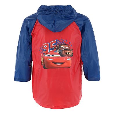 Kid's Disney Cars Lightning Mcqueen And Mater Rain Coat
