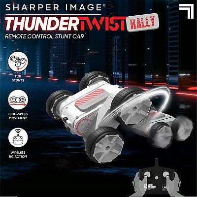Sharper Image Thunder Twist Rally RC Stunt Car