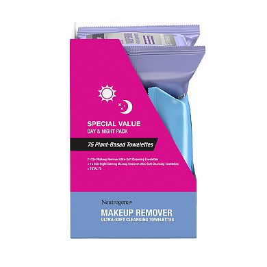 Neutrogena 3-Pack Day & Night Ultra-Soft Face Wipes