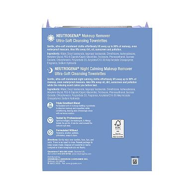 Neutrogena 3-Pack Day & Night Ultra-Soft Face Wipes