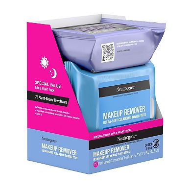 Neutrogena 3-Pack Day & Night Ultra-Soft Face Wipes