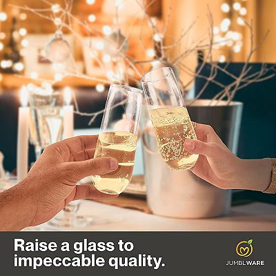 Disposable stemless champagne flutes sales
