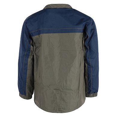 Men's Two-tone Lightweight Windbreaker Rain Jacket