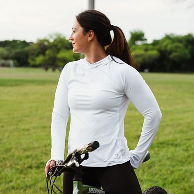Mobile Cooling Women's Hooded Long Sleeve Shirt