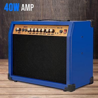 Lyxpro 40w Electric Guitar Amp, Guitar Amplifier W/built-in Speaker