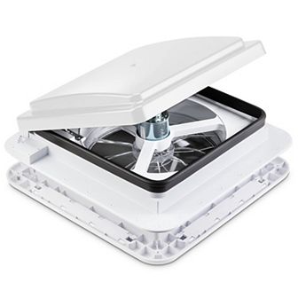 Hike Crew 11" RV Roof Vent Fan, 12V Intake & Exhaust Manual Camper Fan