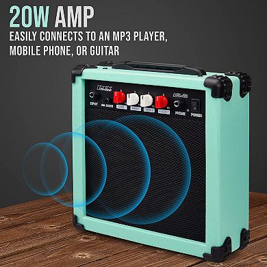 Lyxpro Electric Guitar Amp 20 Watt Guitar Amplifier W/built-in Speaker