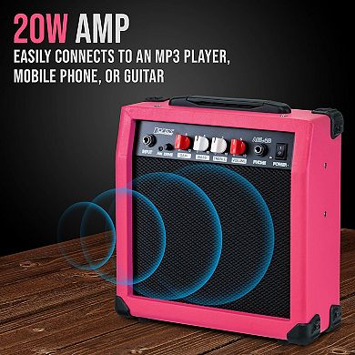 Lyxpro Electric Guitar Amp 20 Watt Guitar Amplifier W/built-in Speaker