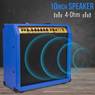 Lyxpro 60w Electric Guitar Amp, Guitar Amplifier W/built-in Speaker