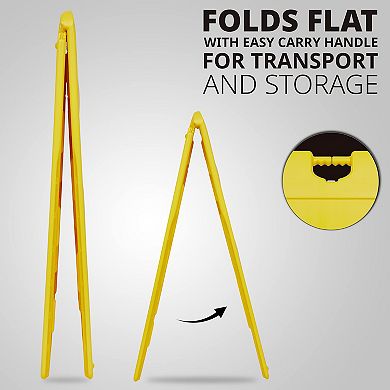 Jumbl A Frame Sandwich Board 24 X 36” Display Sidewalk Sign With Pvc Sign Protector