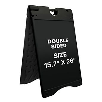 Jumbl A Frame Sandwich Board 15.7 X 26” Display Sidewalk Sign With Pvc Sign Protector