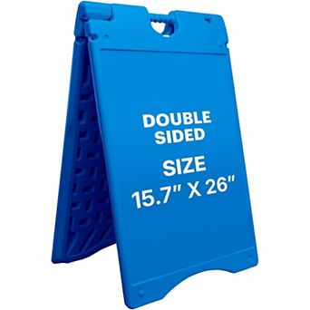 Jumbl A Frame Sandwich Board 15.7 X 26” Display Sidewalk Sign With Pvc Sign Protector