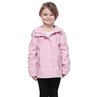 Girls' Rokka&Rolla Waterproof Rain Coats Rubberized Jackets