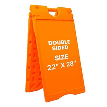 Jumbl A Frame Sandwich Board 22 X 28” Display Sidewalk Sign With Pvc Sign Protector