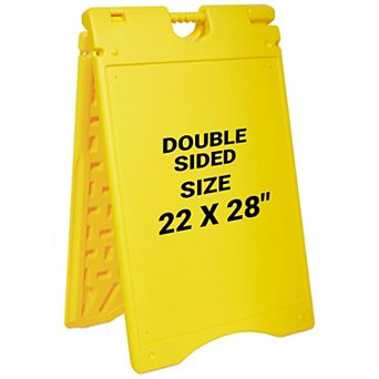 Jumbl A Frame Sandwich Board 22 X 28” Display Sidewalk Sign With Pvc Sign Protector