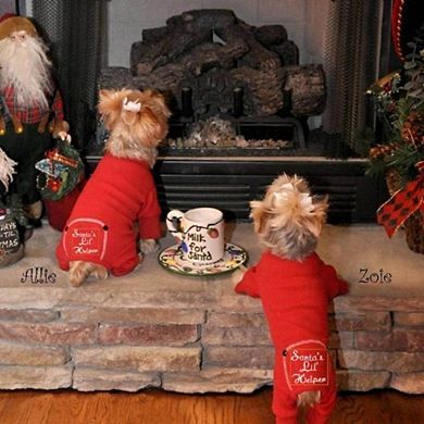 Doggie Design Christmas Santa's Lil' Helper Dog Pajama