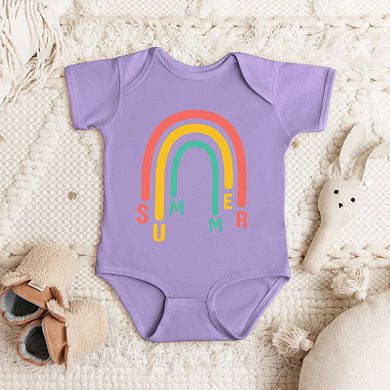 Rainbow Summer Baby Bodysuit
