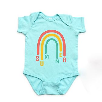 Rainbow Summer Baby Bodysuit