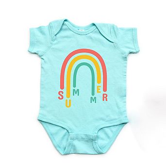 Rainbow Summer Baby Bodysuit