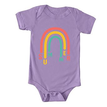 Rainbow Summer Baby Bodysuit