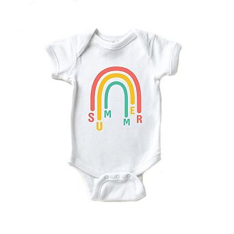 Rainbow Summer Baby Bodysuit