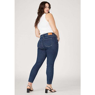 ELOQUII Women's Plus Size The Morgan Super Stretch Skinny Leg Jean