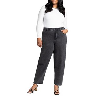 ELOQUII Women's Plus Size Trouser Jean