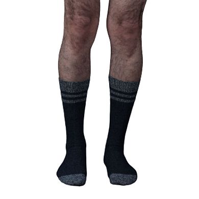 Wool Blended Crew Marled Men 2 Pair Pack Outdoor Hiking Socks