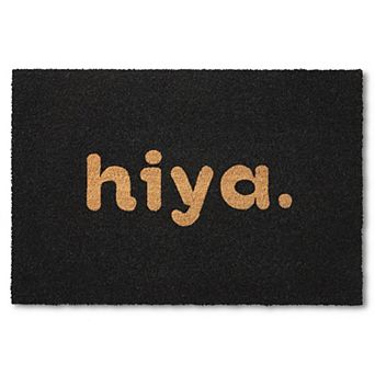 Town & Country Terra Hiya Painted Welcome Outdoor Door Mat