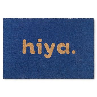 Town & Country Terra Hiya Painted Welcome Outdoor Door Mat