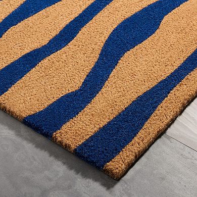 Town & Country Terra Ravine Abstract Mountain Outdoor Door Mat