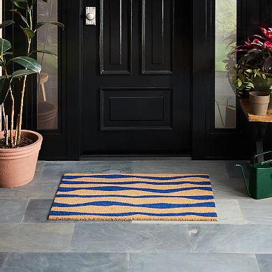 Town & Country Terra Ravine Abstract Mountain Outdoor Door Mat