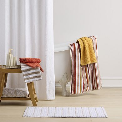 Caro Home Canton Striped Dobby Bath Towel