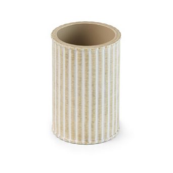 Caro Home Finley Faux Wood Bathroom Tumbler Cup