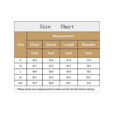 Nightshirts for Men's Long Sleeves Geometric Pattern Banded Collar Sleepshirts