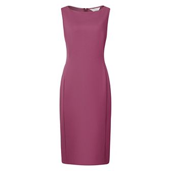 Women's Sleeveless Sheath Dress Boat Neck Casual Office Pencil Dresses