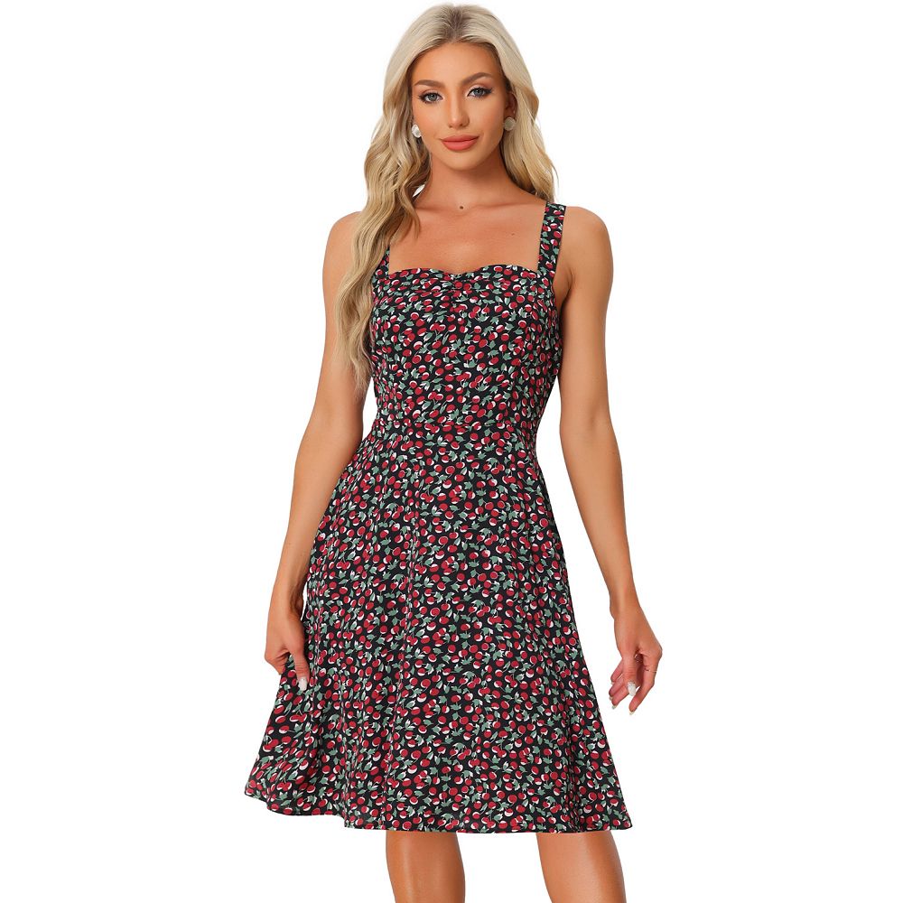 Sleeveless Midi A-Line Dress main image 1