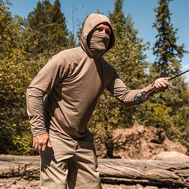 Mobile Cooling Men's Hooded Long Sleeve Shirt