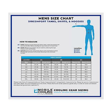 Mobile Cooling Men's Hooded Long Sleeve Shirt