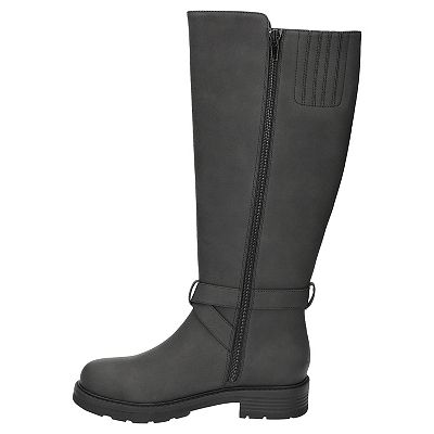 Slip resistant knee high boots top