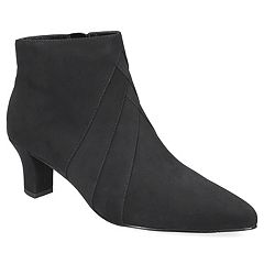 Womens Black Booties Dress Ankle Boots Shoes Kohl s