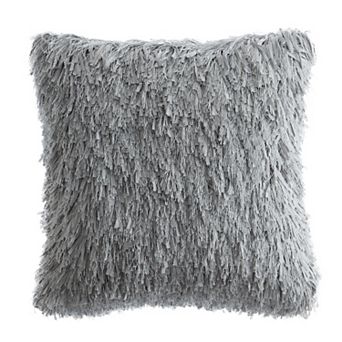Modern Elements Keegan 18" x 18" Faux Fur Shag Decorative Pillow