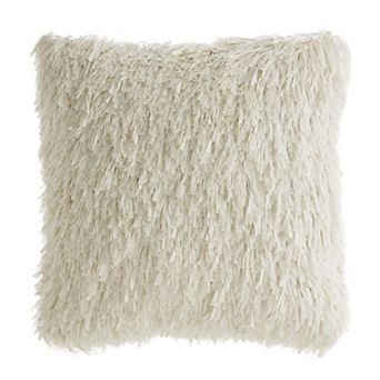 Modern Elements Keegan 18" x 18" Faux Fur Shag Decorative Pillow