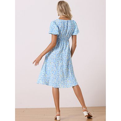 chinese dress ladies Women Maxi Dress, Elastic Waist Long Ankle Length Boho Short Sleeve Casual Summer Cute Designer 3XL / White