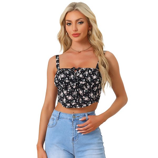 Sweetheart neck padded beaded cami top