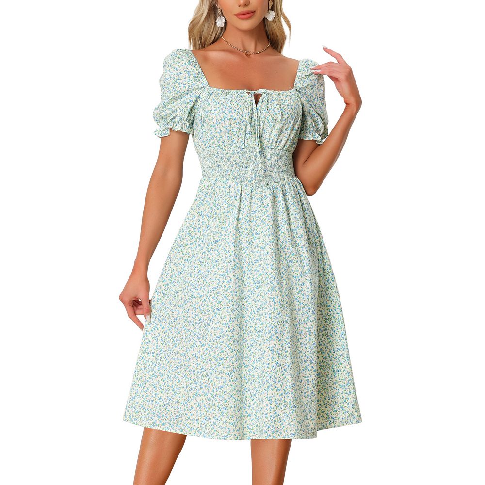 Puff Sleeve Summer Dress DPY0062