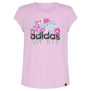 Girls 8-20 adidas Cap Sleeve Tee