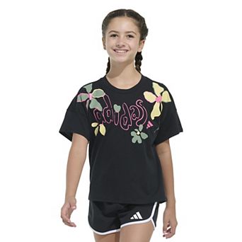 Girls 7-16 adidas Drop Shoulder Tee