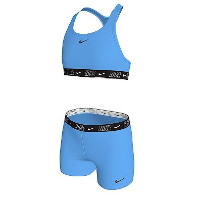 Girls 7-16 Nike Racerback Bikini & Short Set